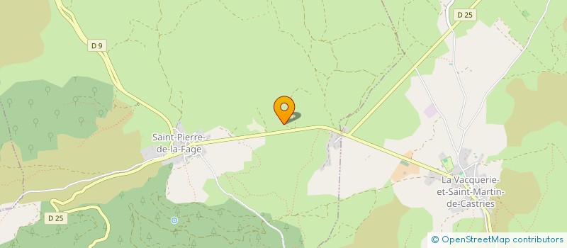 localisation de l'entreprise MADAME ANGELIQUE LABINA  SAINT-PIERRE-DE-LA-FAGE