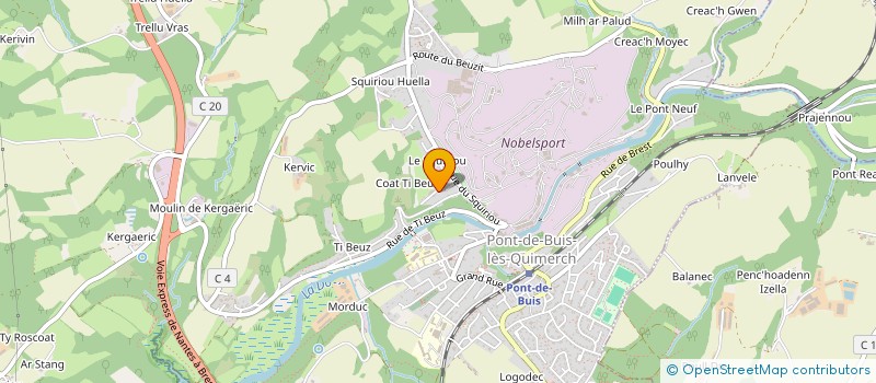 localisation de l'entreprise MADAME ANGELIQUE LABOULLE  PONT-DE-BUIS-LES-QUIMERCH