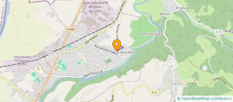 localisation de l'entreprise MADAME ANGELIQUE LAFLEUR  BIARS-SUR-CERE