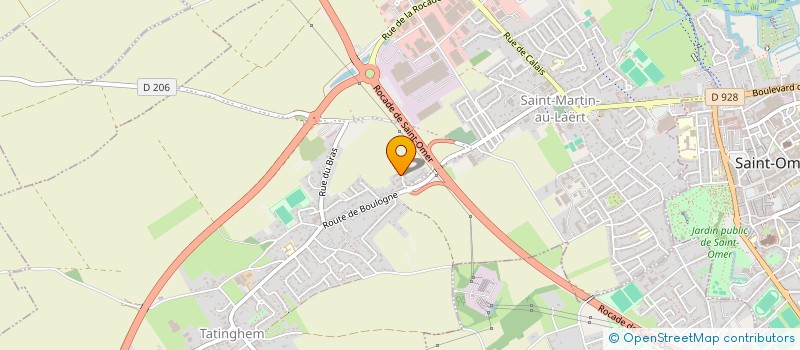 localisation de l'entreprise MADAME ANGELIQUE LAGUILLIEZ  SAINT-MARTIN-LEZ-TATINGHEM