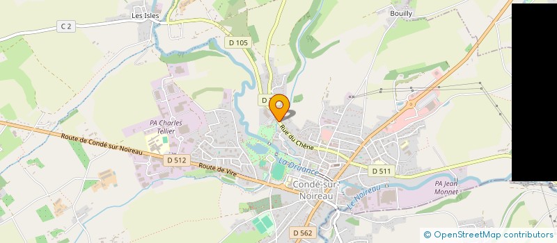 localisation de l'entreprise MADAME ANGELIQUE LAIR  CONDE-EN-NORMANDIE