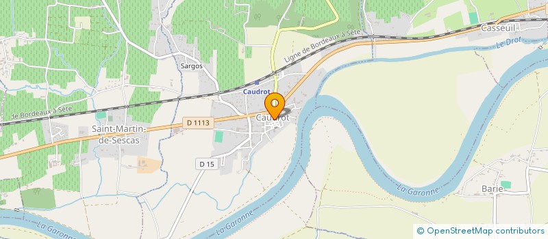 localisation de l'entreprise MADAME ANGELIQUE LANGLAIS  CAUDROT