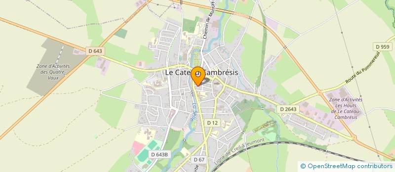 localisation de l'entreprise MADAME ANGELIQUE LANGLET à LE CATEAU CAMBRESIS