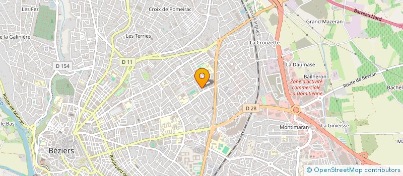 localisation de l'entreprise MADAME ANGELIQUE LATORRE à BEZIERS
