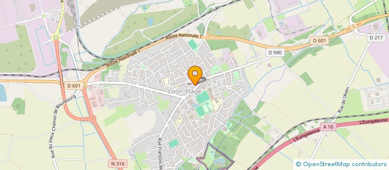 localisation de l'entreprise MADAME ANGELIQUE LATREILLE  LOON-PLAGE