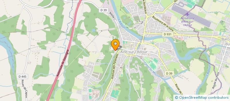 localisation de l'entreprise MADAME ANGELIQUE LATTERRADE à AIRE SUR L'ADOUR