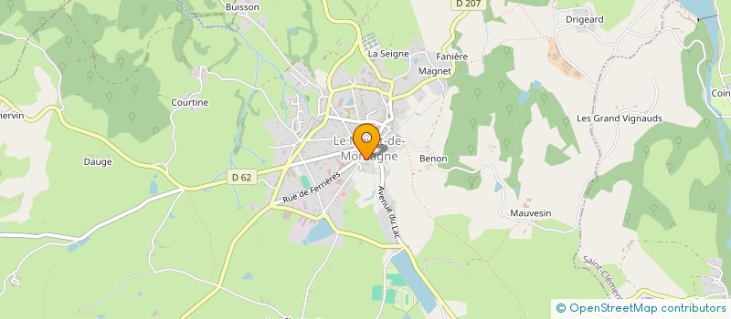 localisation de l'entreprise MADAME ANGELIQUE LAURENT à LE MAYET-DE-MONTAGNE