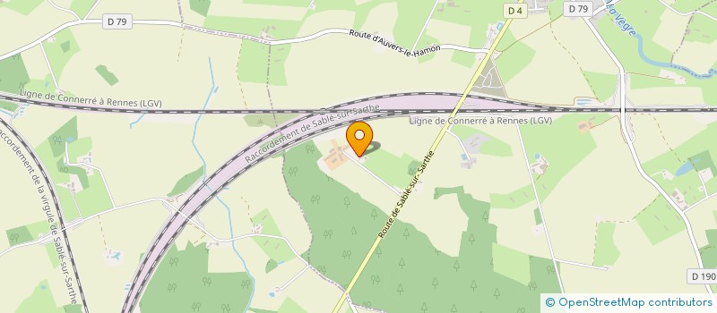 localisation de l'entreprise MADAME ANGELIQUE LAURENT  POILLE-SUR-VEGRE