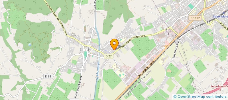 localisation de l'entreprise MADAME ANGELIQUE LAVECHIN  CHATTE