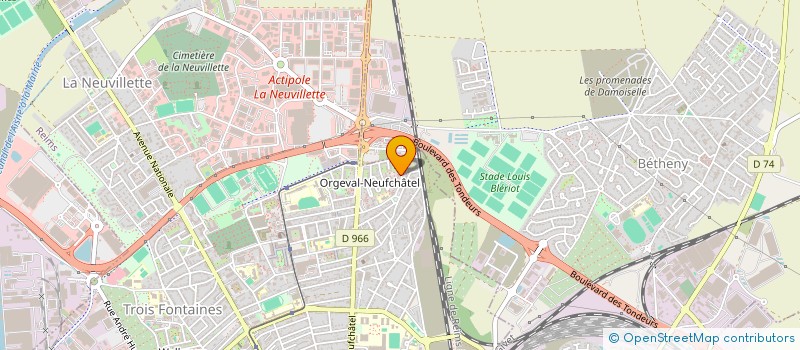 localisation de l'entreprise MADAME ANGELIQUE LE COQ  REIMS