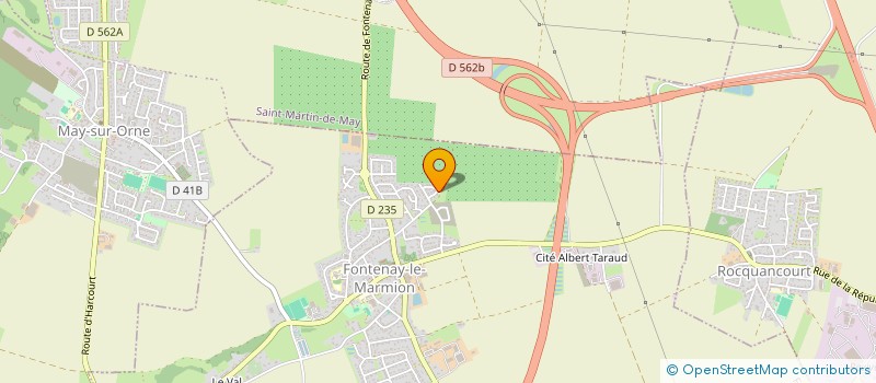 localisation de l'entreprise MADAME ANGELIQUE LECELLIER  FONTENAY-LE-MARMION