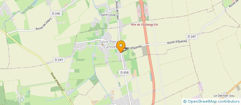 localisation de l'entreprise MADAME ANGELIQUE LECHEVALLIER  SAINT-PIERRE-CANIVET