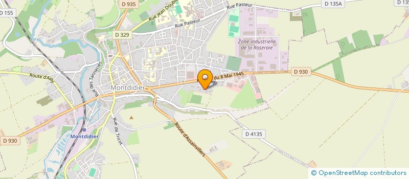 localisation de l'entreprise MADAME ANGELIQUE LECLECRQ  MONTDIDIER