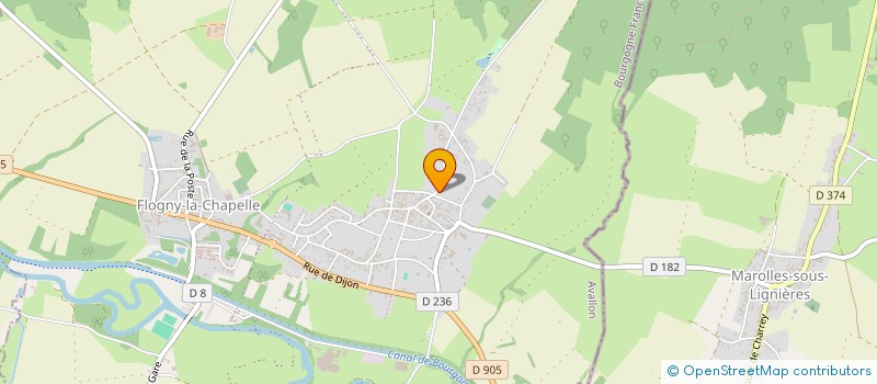 localisation de l'entreprise MADAME ANGELIQUE LECOMTE  FLOGNY-LA-CHAPELLE