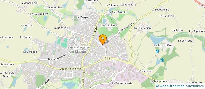 localisation de l'entreprise MADAME ANGELIQUE LEFEBVRE  SEVREMOINE