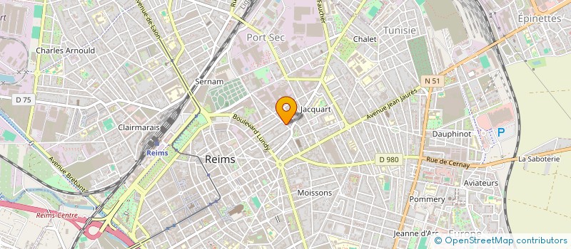 localisation de l'entreprise MADAME ANGELIQUE LEGENVRE  REIMS