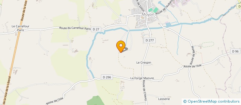 localisation de l'entreprise MADAME ANGELIQUE LEPILLER  MOYON VILLAGES