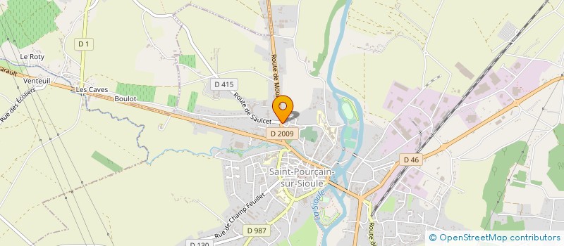 localisation de l'entreprise MADAME ANGELIQUE LEPINARD  SAINT-POURCAIN-SUR-SIOULE