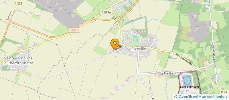 localisation de l'entreprise MADAME ANGELIQUE LEPINAY  ESCOVILLE