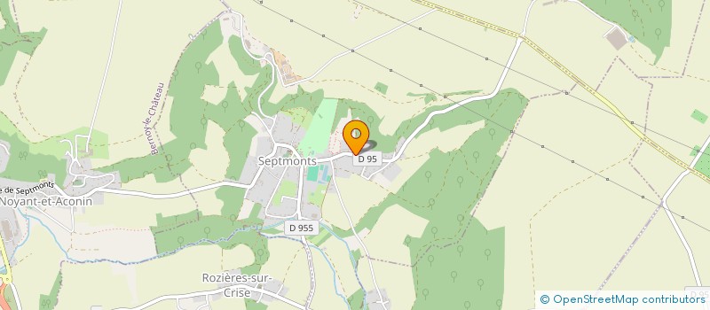 localisation de l'entreprise MADAME ANGELIQUE LEQUEUX  SEPTMONTS