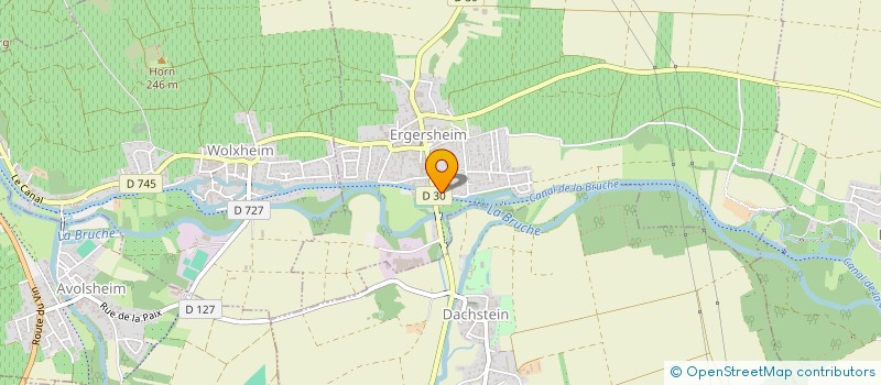 localisation de l'entreprise MADAME ANGELIQUE LEROY  ERGERSHEIM