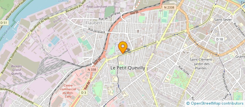 localisation de l'entreprise MADAME ANGELIQUE LESUEUR à LE PETIT-QUEVILLY