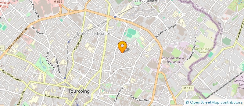 localisation de l'entreprise MADAME ANGELIQUE LETELLIER à TOURCOING