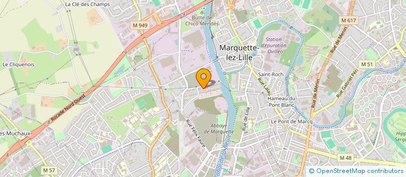 localisation de l'entreprise MADAME ANGELIQUE LETSOS  MARQUETTE-LEZ-LILLE