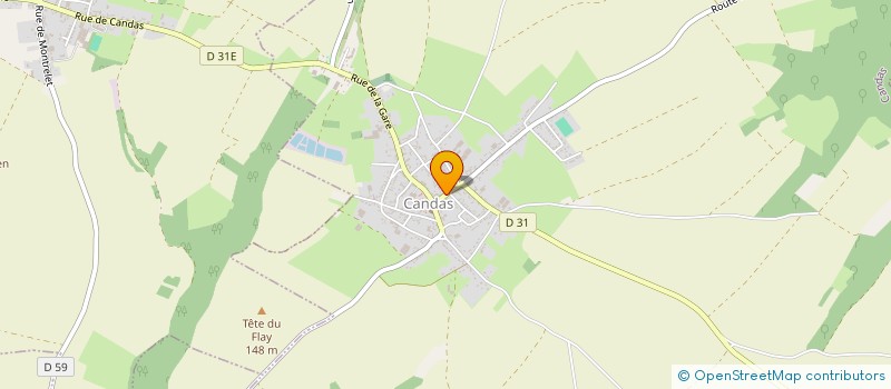 localisation de l'entreprise MADAME ANGELIQUE LHEUREUX  CANDAS