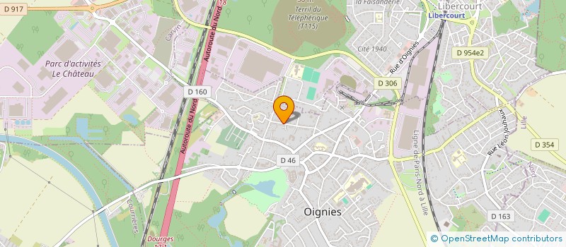 localisation de l'entreprise MADAME ANGELIQUE LIETARD  OIGNIES