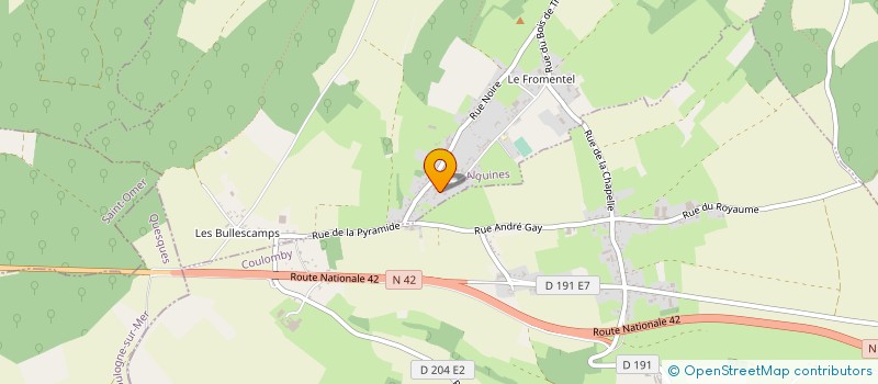 localisation de l'entreprise MADAME ANGELIQUE LIEVIN  ALQUINES