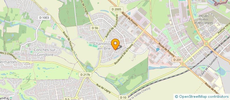 localisation de l'entreprise MADAME ANGELIQUE LISBOA  CHANTELOUP-EN-BRIE