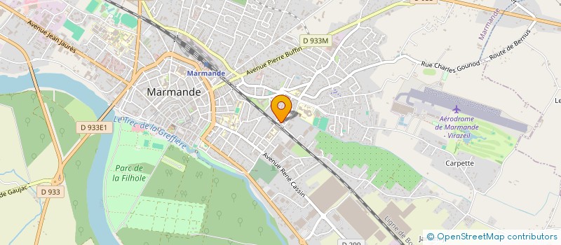 localisation de l'entreprise MADAME ANGELIQUE LOAEC  MARMANDE