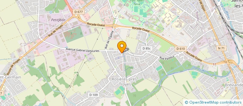 localisation de l'entreprise MADAME ANGELIQUE LOR  ROSIERES-PRES-TROYES