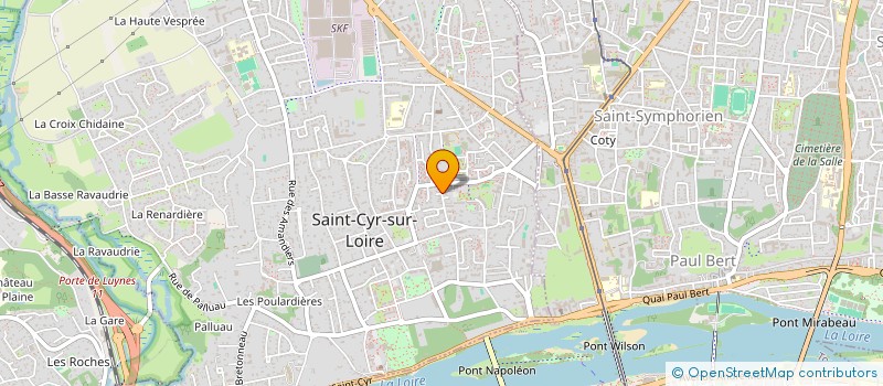 localisation de l'entreprise MADAME ANGELIQUE LOUAIL à SAINT-CYR-SUR-LOIRE
