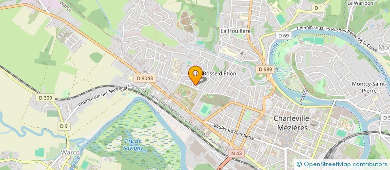 localisation de l'entreprise MADAME ANGELIQUE LOUIS à CHARLEVILLE-MEZIERES
