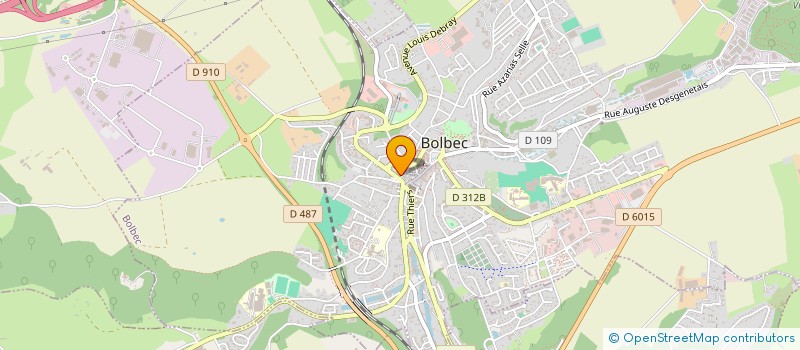 localisation de l'entreprise MADAME ANGELIQUE LOUVEL  BOLBEC