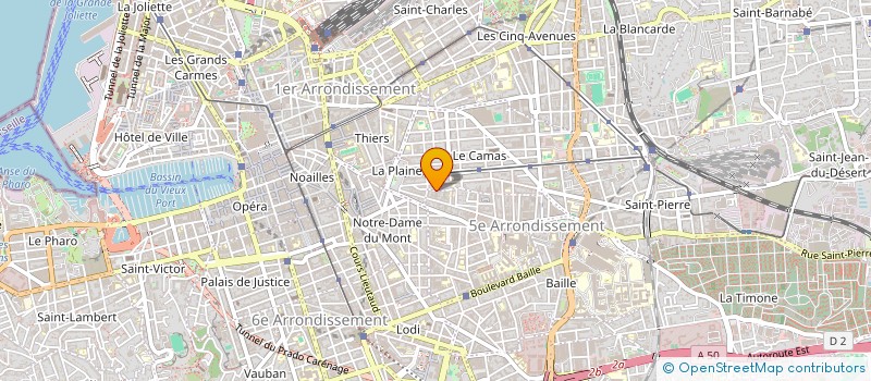 localisation de l'entreprise MADAME ANGELIQUE LUCIANI à MARSEILLE