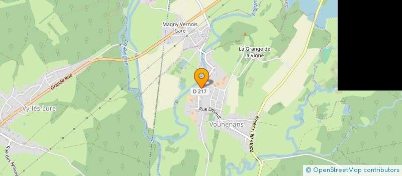 localisation de l'entreprise MADAME ANGELIQUE LUDWIG  VOUHENANS