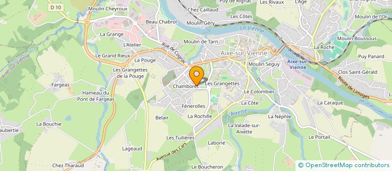 localisation de l'entreprise MADAME ANGELIQUE MACHET  AIXE-SUR-VIENNE