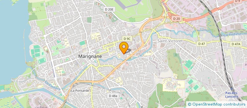 localisation de l'entreprise MADAME ANGELIQUE MAGNAN à MARIGNANE