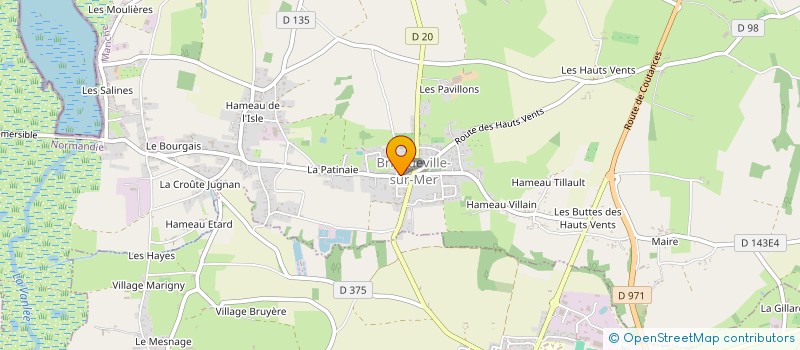 localisation de l'entreprise MADAME ANGELIQUE MAHIEU à BRICQUEVILLE-SUR-MER