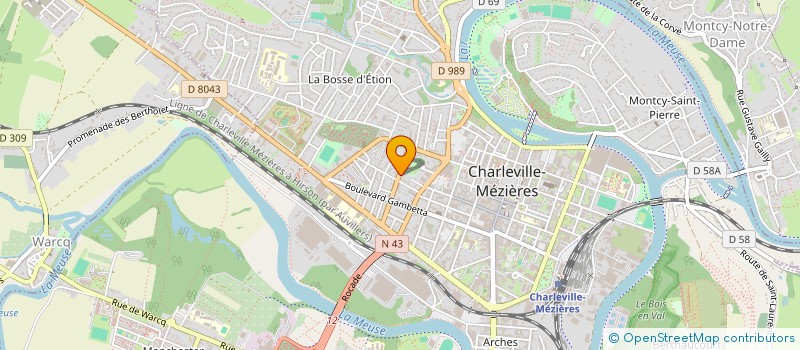 localisation de l'entreprise MADAME ANGELIQUE MAHIEU à CHARLEVILLE-MEZIERES