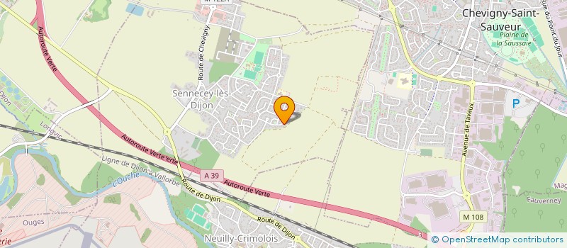 localisation de l'entreprise MADAME ANGELIQUE MAIRE  SENNECEY-LES-DIJON
