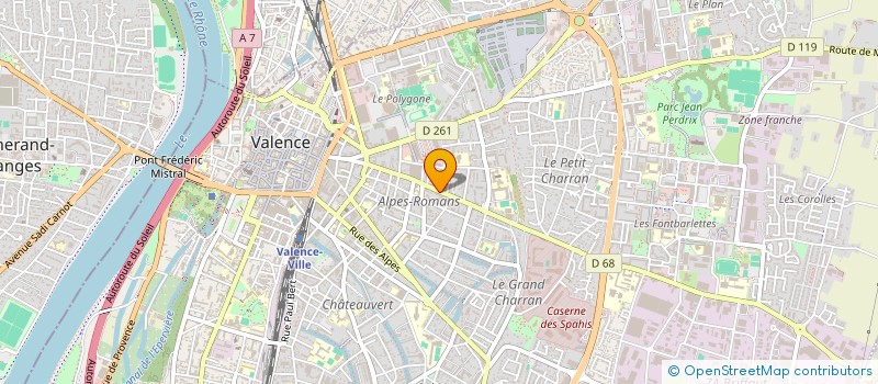localisation de l'entreprise MADAME ANGELIQUE MAISONNEUVE à VALENCE