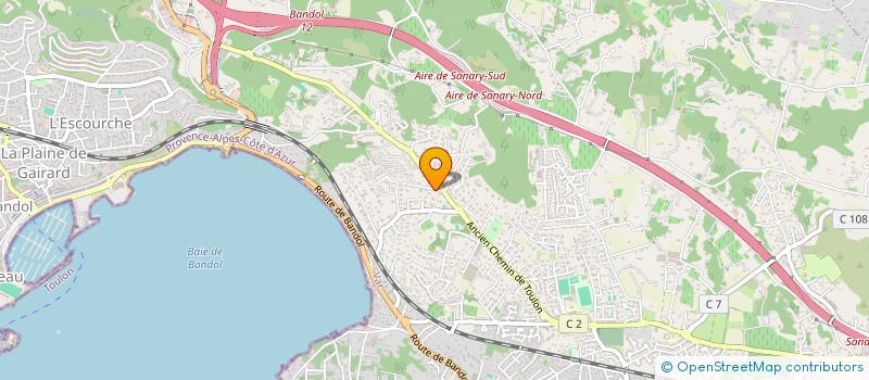 localisation de l'entreprise MADAME ANGELIQUE MALICET à SANARY-SUR-MER