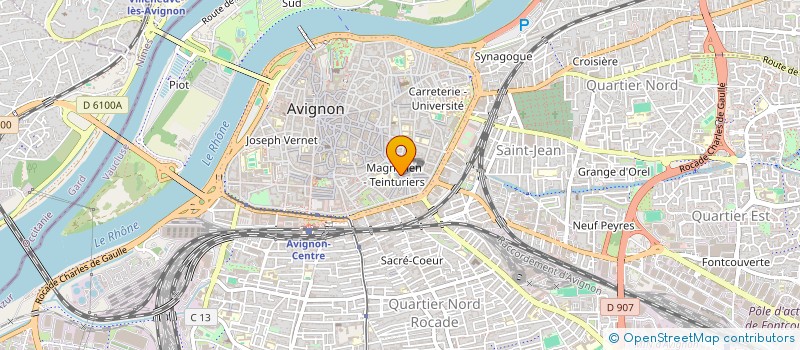 localisation de l'entreprise MADAME ANGELIQUE MAMELONET  AVIGNON