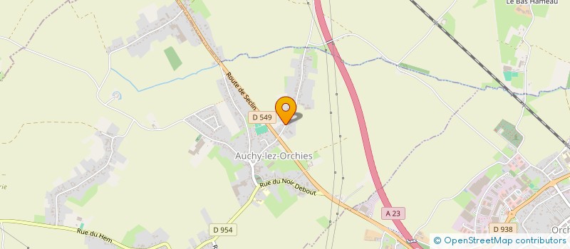localisation de l'entreprise MADAME ANGELIQUE MANIEN à AUCHY-LEZ-ORCHIES