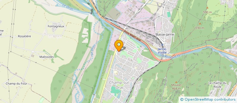 localisation de l'entreprise MADAME ANGELIQUE MARCELLIN  CHAMP-SUR-DRAC