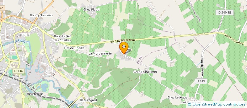 localisation de l'entreprise MADAME ANGELIQUE MARCHAND  JONZAC